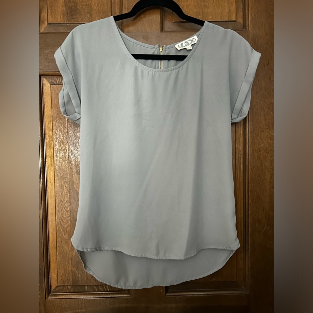 Pink Rose chiffon blouse